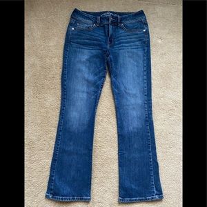 American Eagle kick boot denim